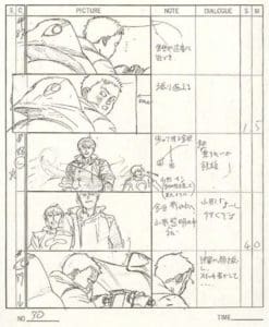 Akira storyboard
