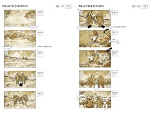BLACKTHORN STORYBOARD