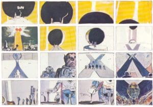Moebius Dune storyboard