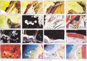 Moebius Dune storyboard