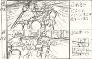Akira storyboard