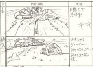 Akira storyboard
