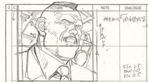 Akira storyboard