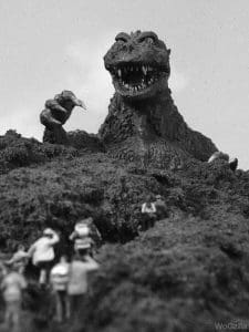 Godzilla primer pla nou