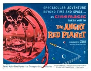 Angry red planet poster