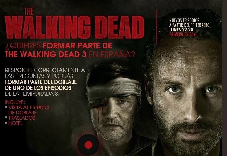 The Walking Dead - participa en el doblaje
