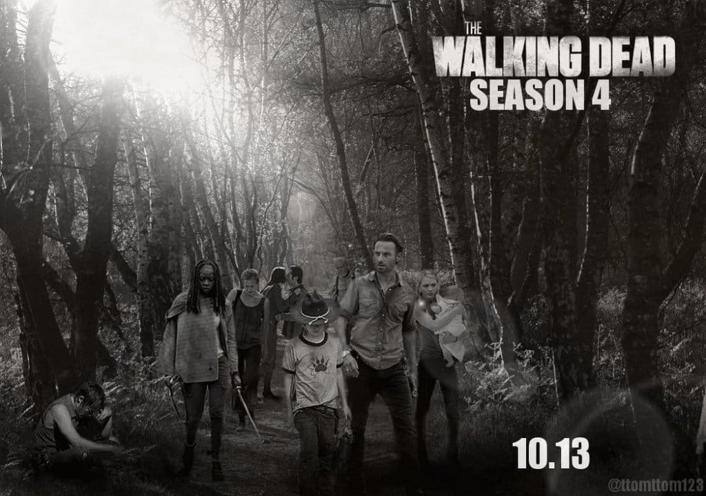 The Walking Dead Season 4 Poster The Walking Dead 34243068 1048 736