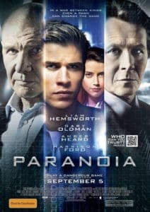 Paranoia 2013 poster