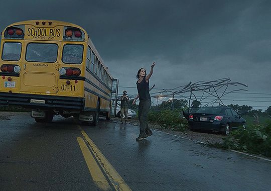into the storm