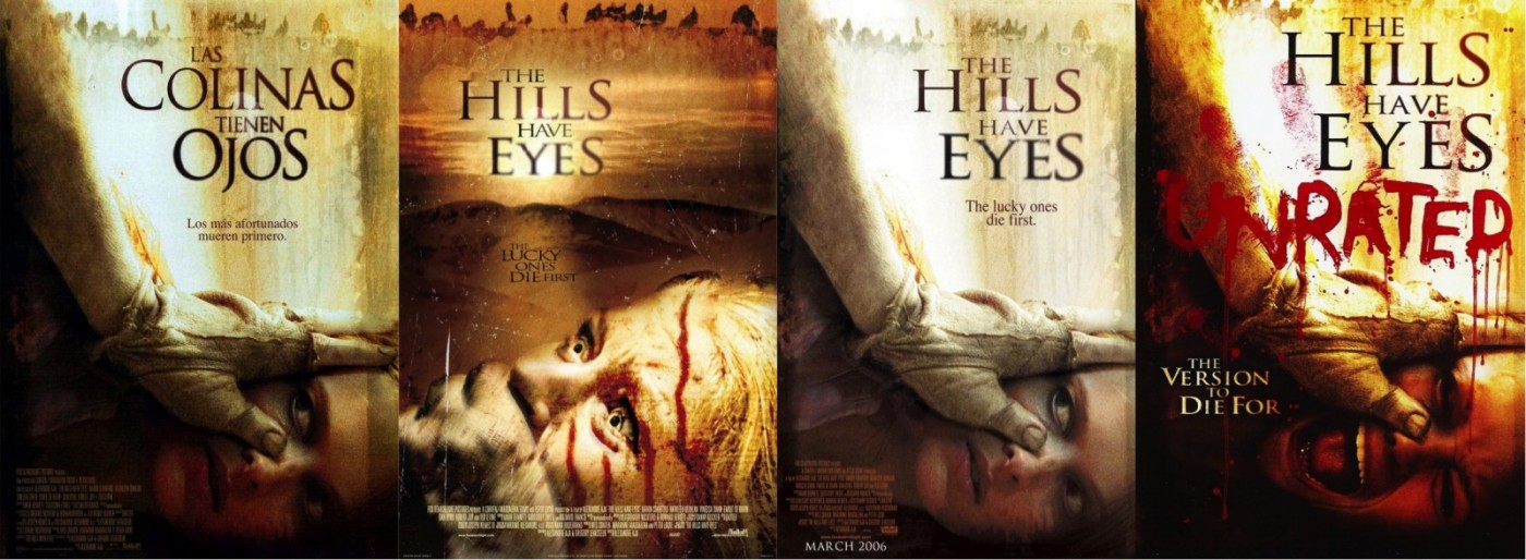 carteles de la película Las colinas tienen ojos