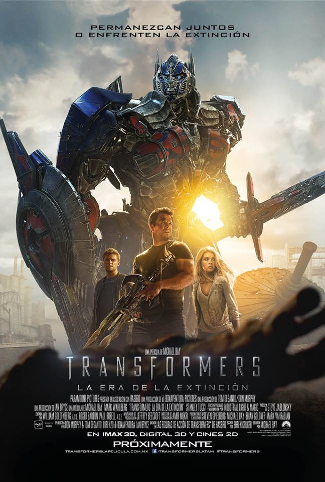 Transformers: Age of extinction, tráiler final