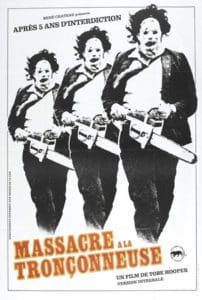 La matanza de texas poster francés