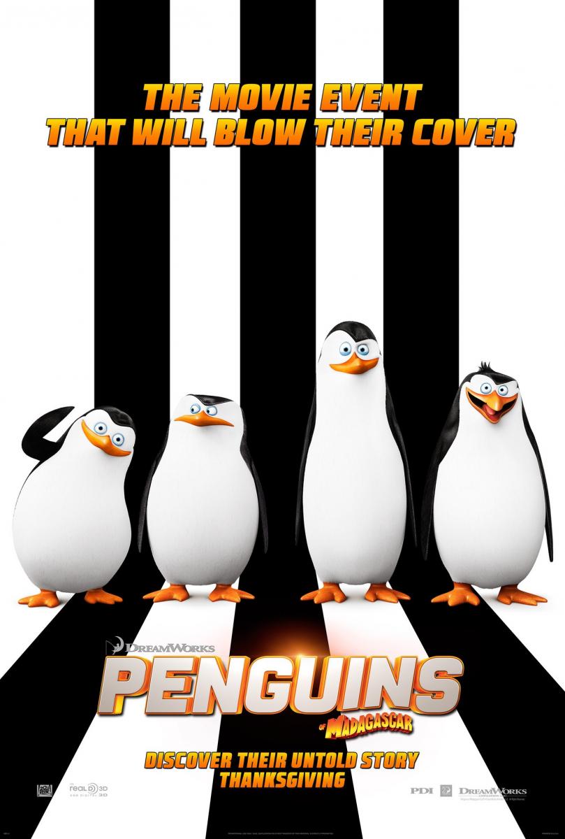 los pingüinos poster