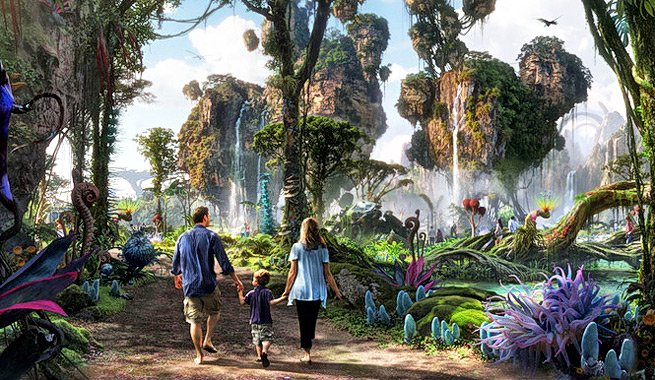 El parque temático de Avatar visitado por James Cameron