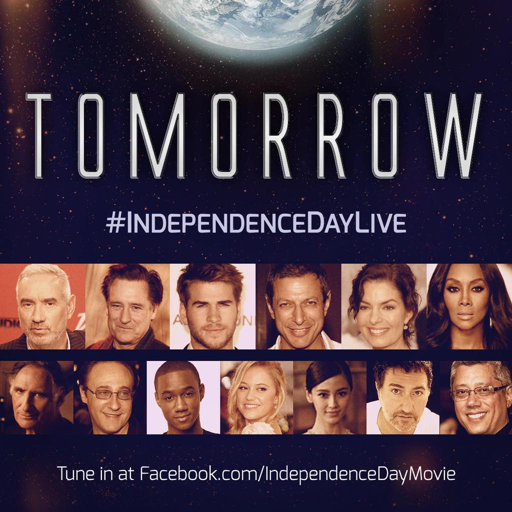 Independence Day 2 conoce el reparto vía LiveStream