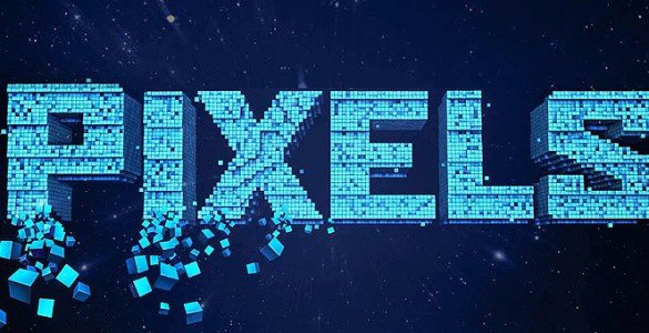 Pixels Movie Banner 585x300