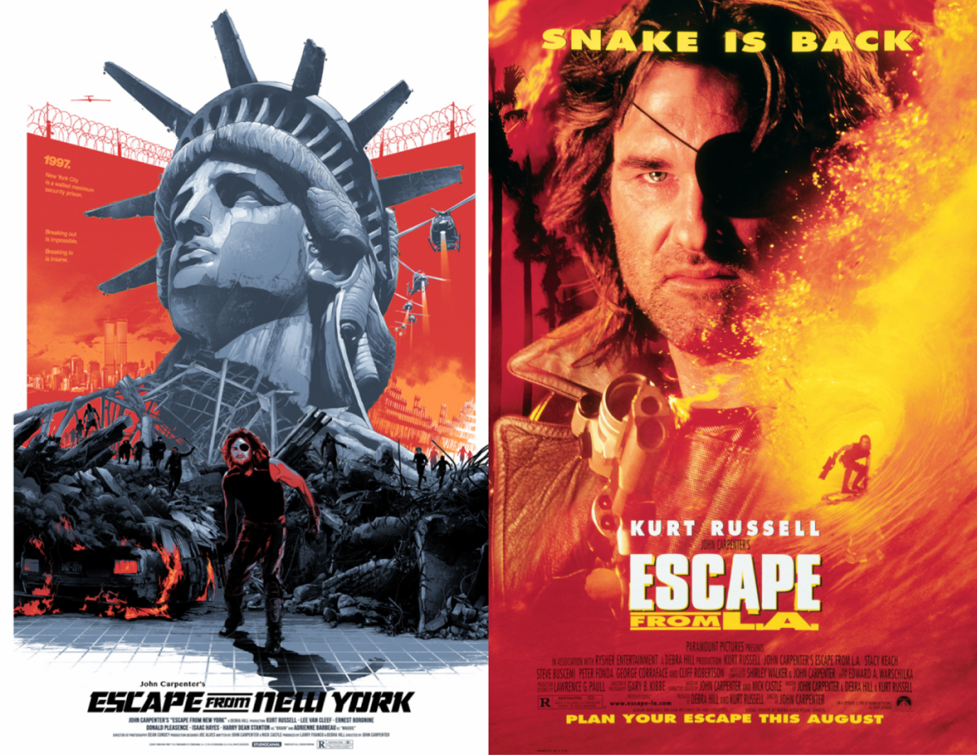 Escape from L.A. vs Escape from New York