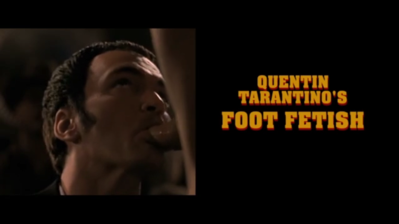 Os ofrecemos el nuevo vídeo "Quentin Tarantino’S Foot Fetish" que...
