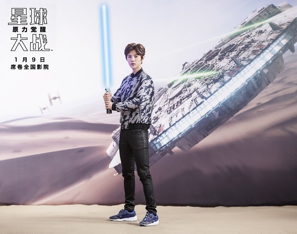 Promocionando Star Wars VII en China