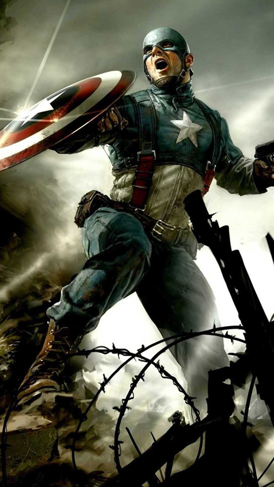 Fondo de pantalla para el móvil de capitan-america - Captain America