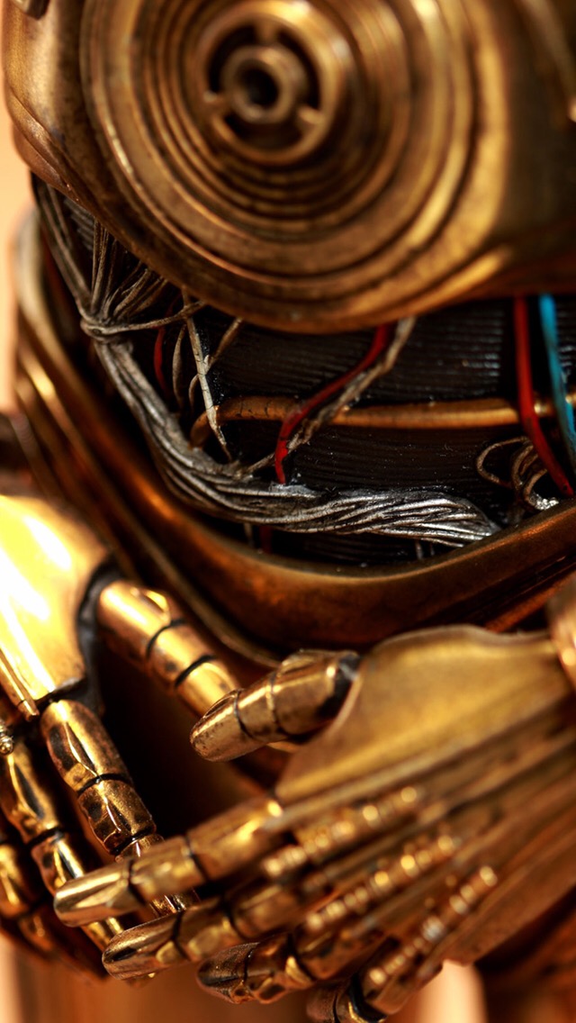 Fondo de pantalla de robot C3PO de Star Wars