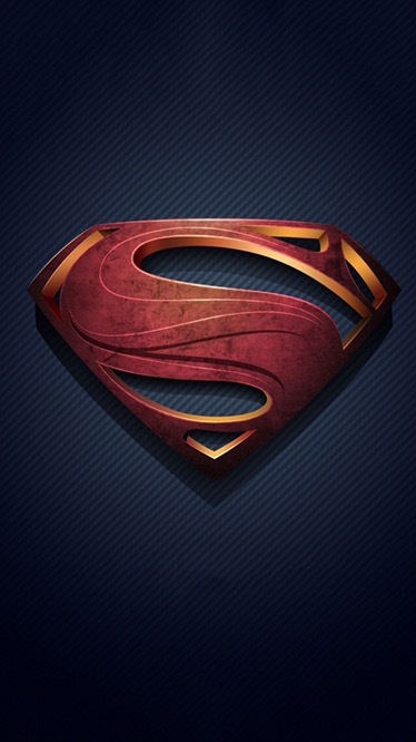 Fondo de pantalla para El hombre de acero con el escudo de Superman
