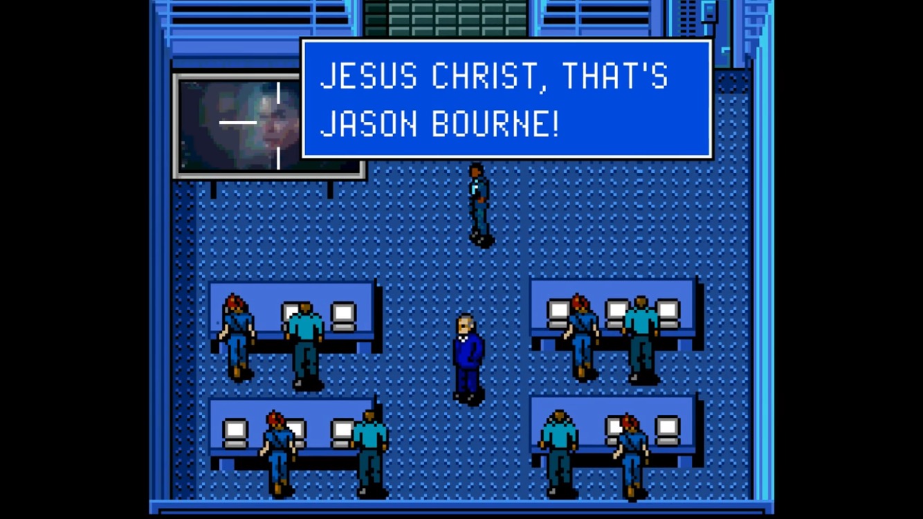 Jason Bourne, trailer en 8-bits