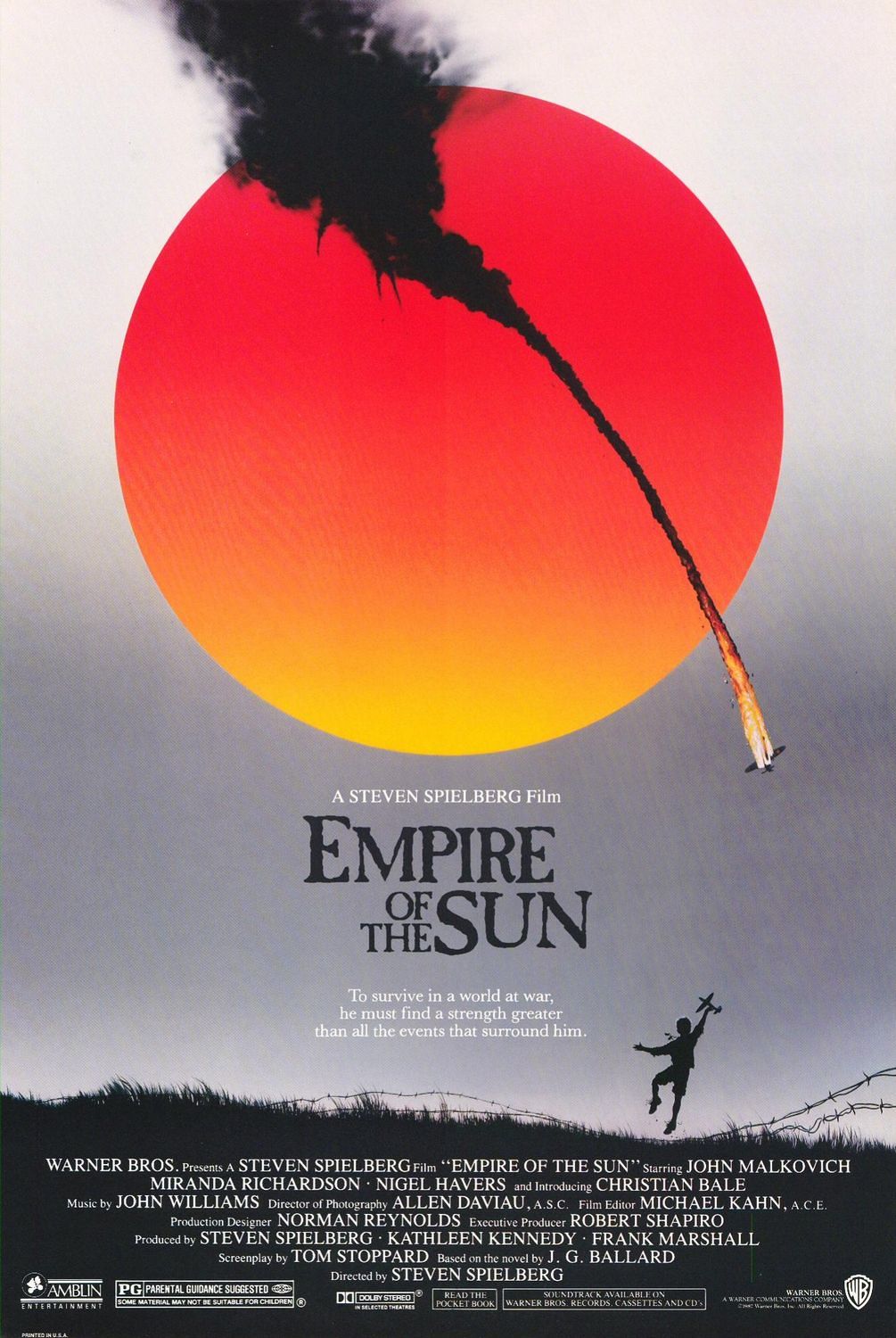 Poster de El imperio del sol con Christian Bale- Los mejores Posters de cinema