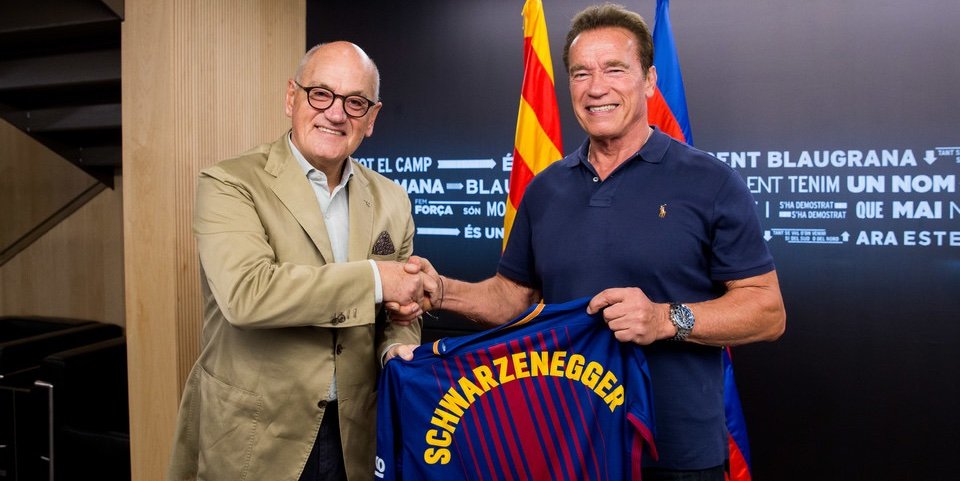 Arnold Schwarzenegger at Arnold Classic Europe Barcelona