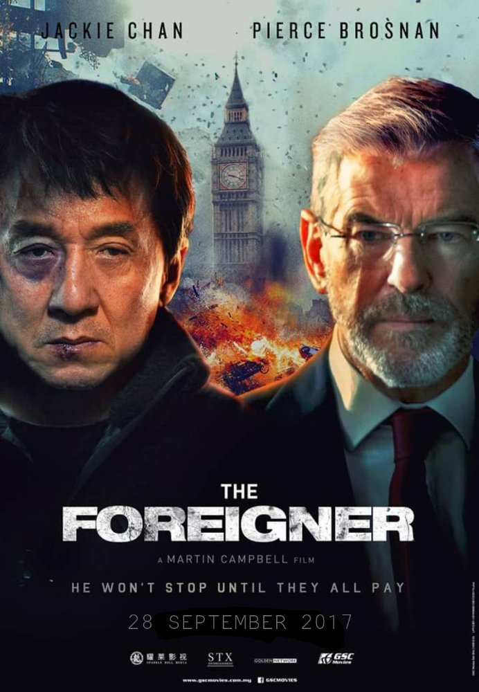 El extranjero - The foreigner: Jackie Chan y Pierce Brosnan