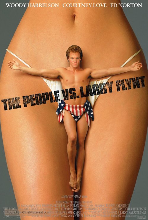 Posters de cine, los mejores carteles de películas - El escándalo de Larry Flynt