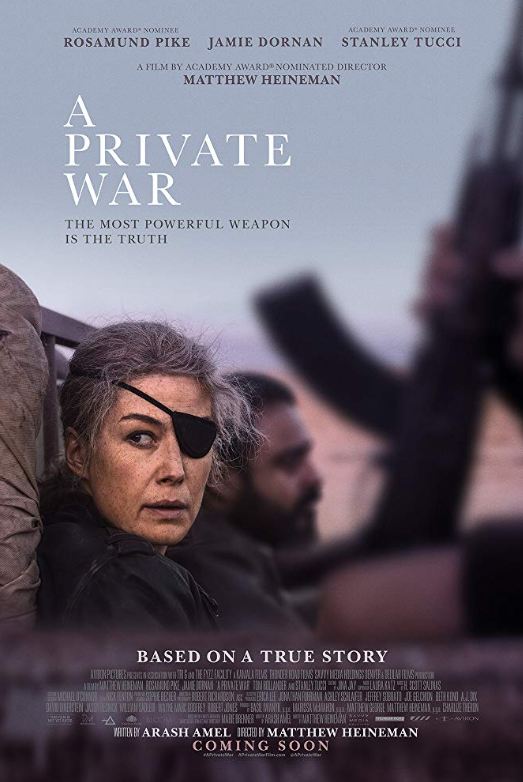 Trailer y póster de A Private War