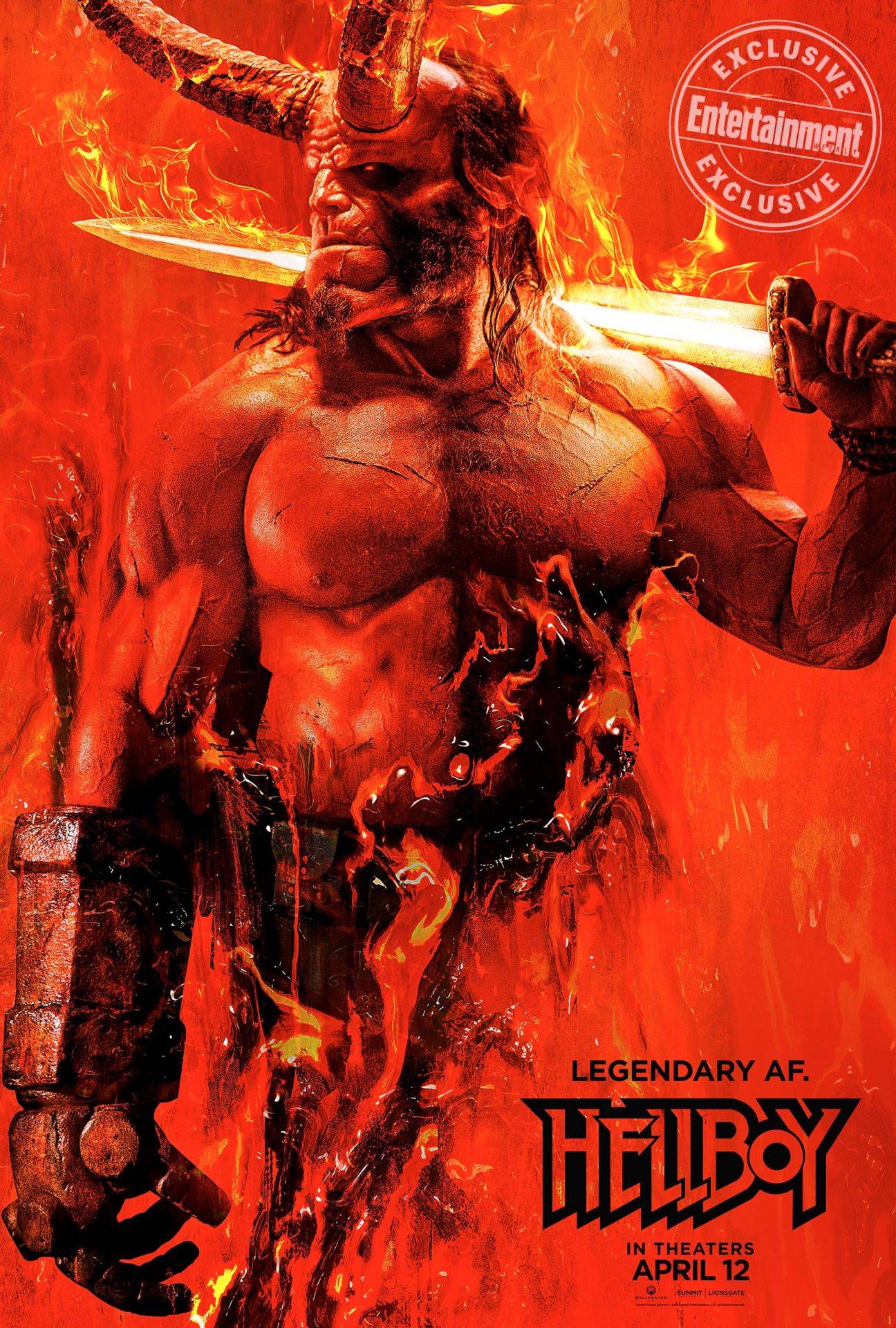 Póster oficial de Hellboy
