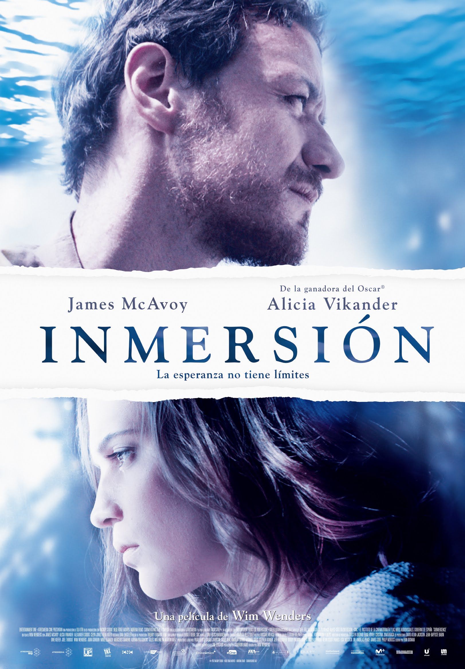 Inmersión, con James McAvoy y Alicia Vikander