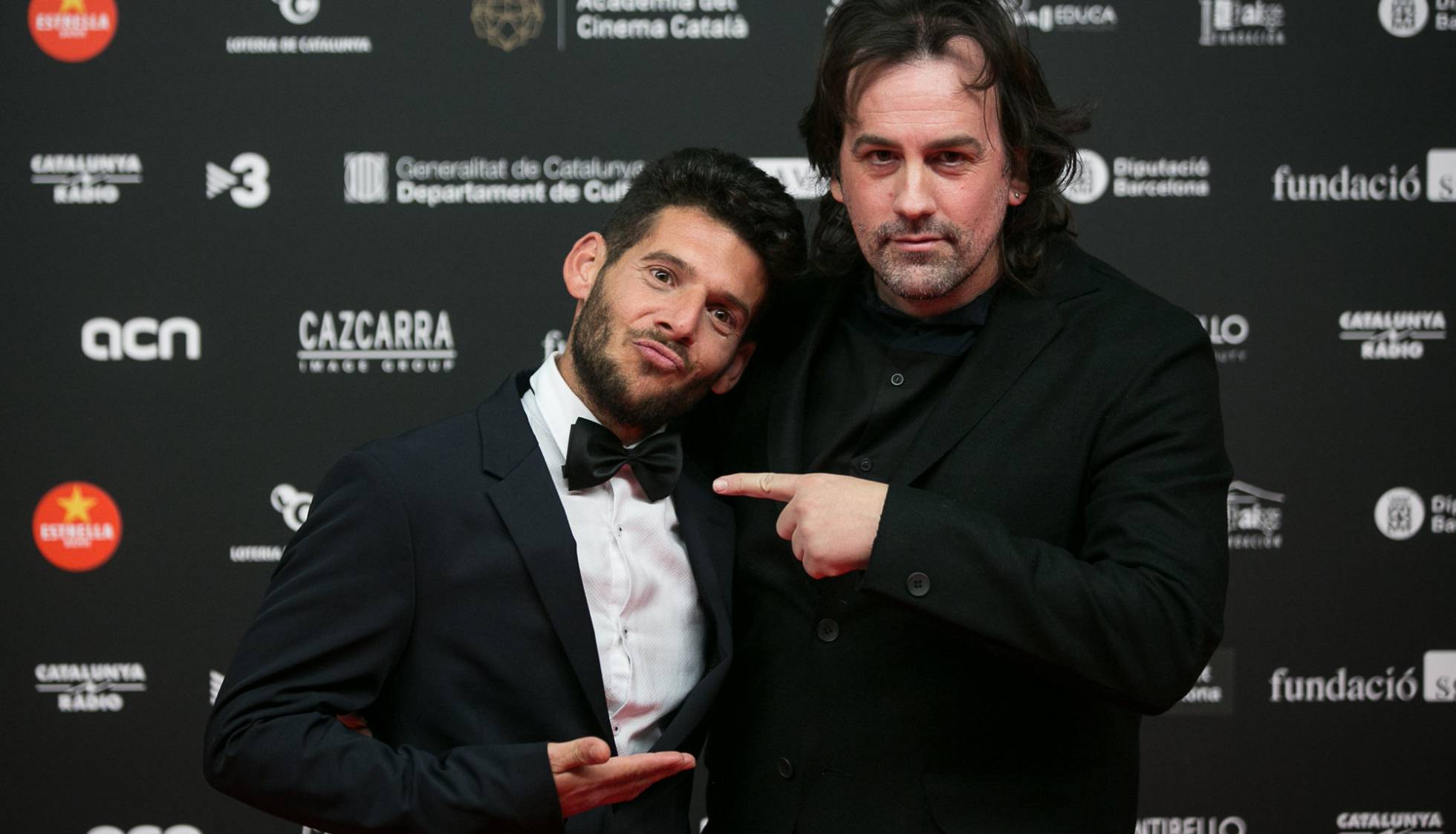 Isaki Lacuesta e Israel Gómez de Entre dos aguas, en los Premios Gaudí 2019, ganadores