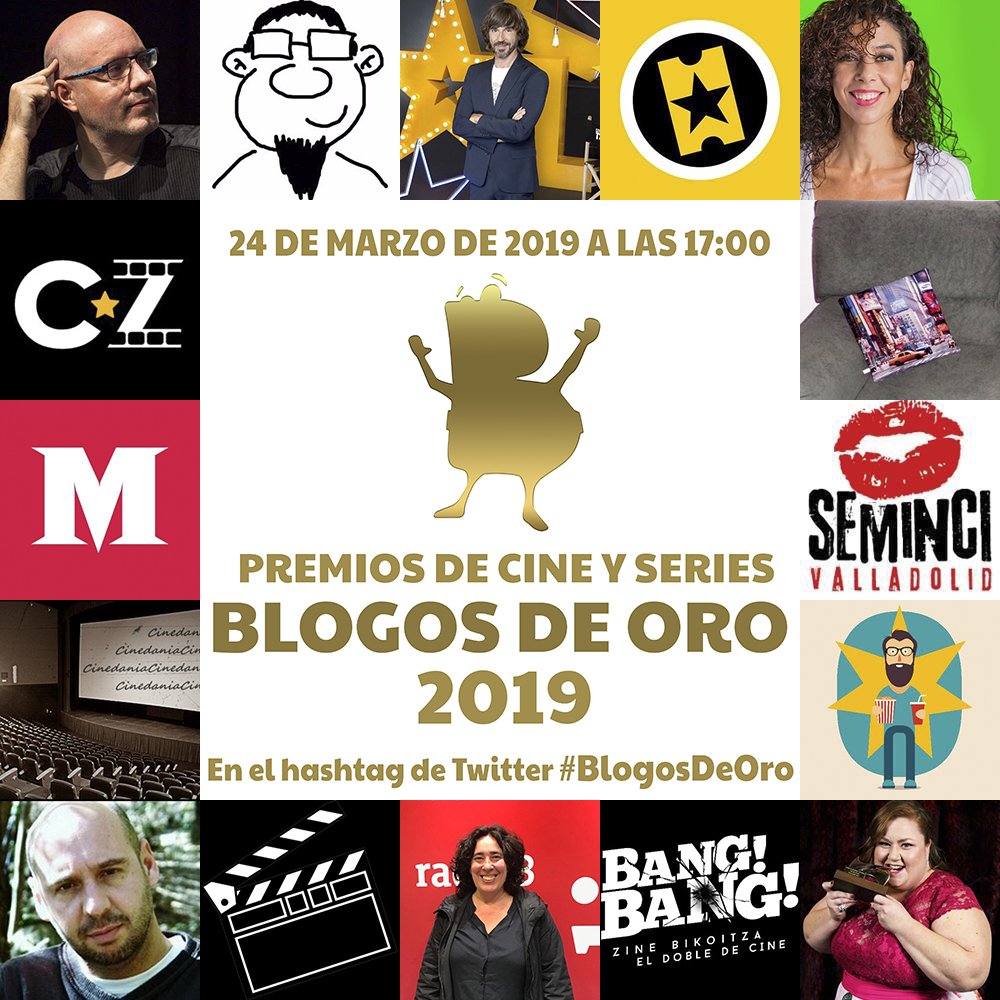 VI Edición Premios Blogos de Oro 24 de marzo a las 17h