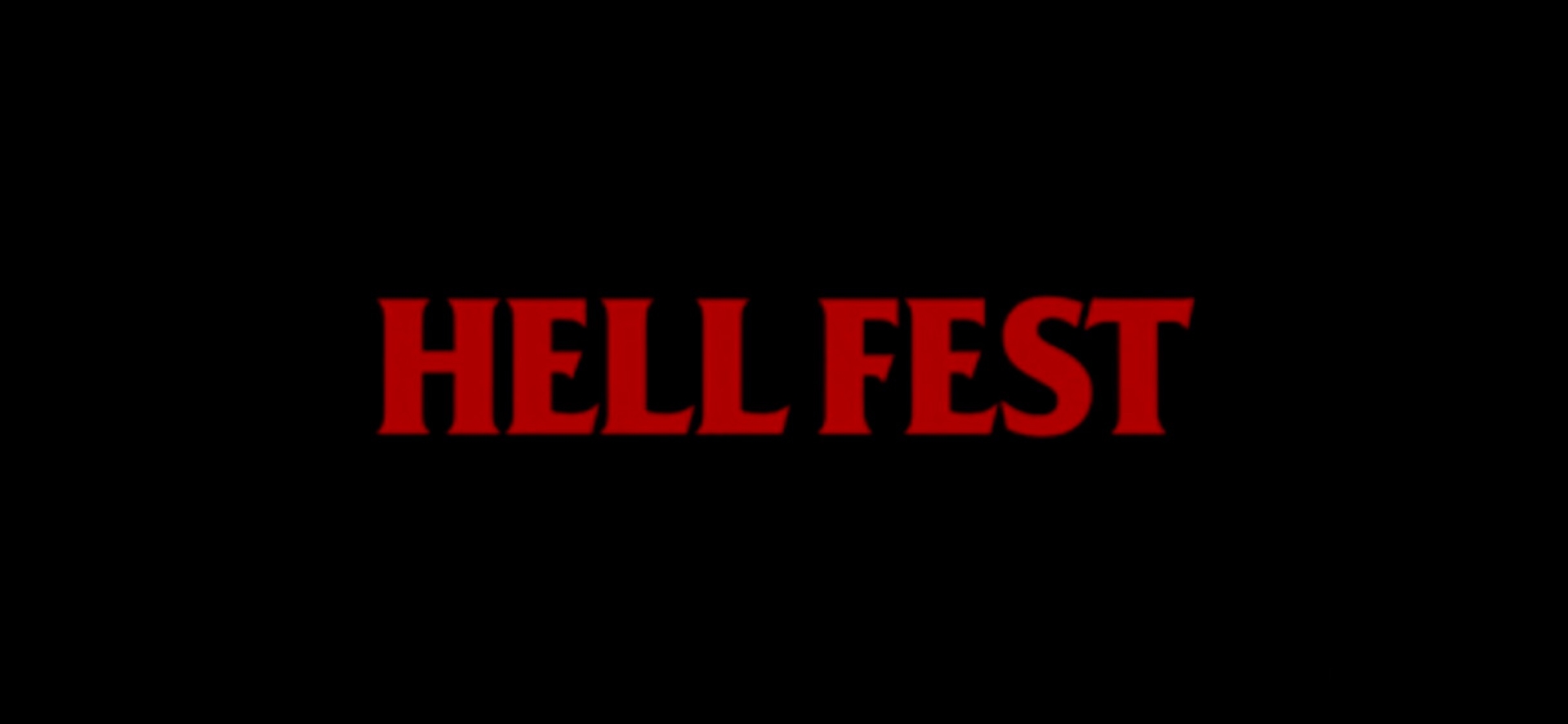 Hell Fest, terror entre terror