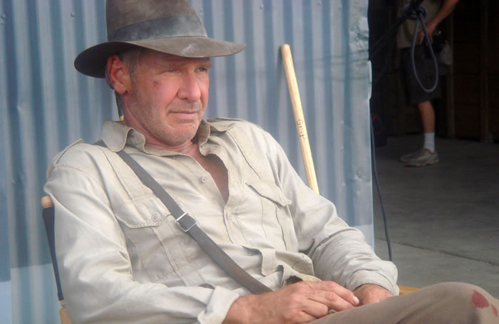 Indiana Jones 4 Rodaje Descanso Harrison Ford