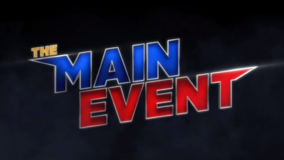 the main event poster banner