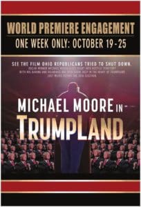 Michael Moore en Trumpland poster
