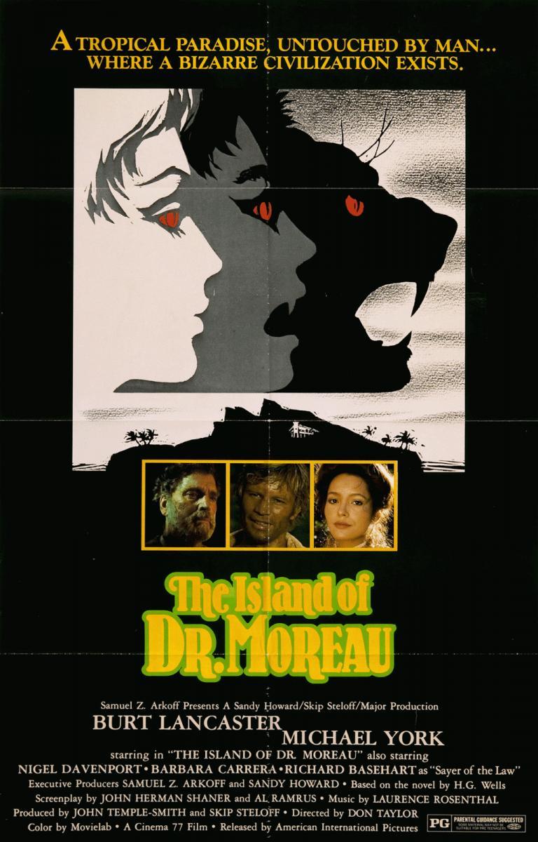 la isla del dr moreau 1977