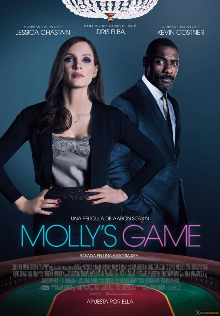 mollys game poster-pelicula