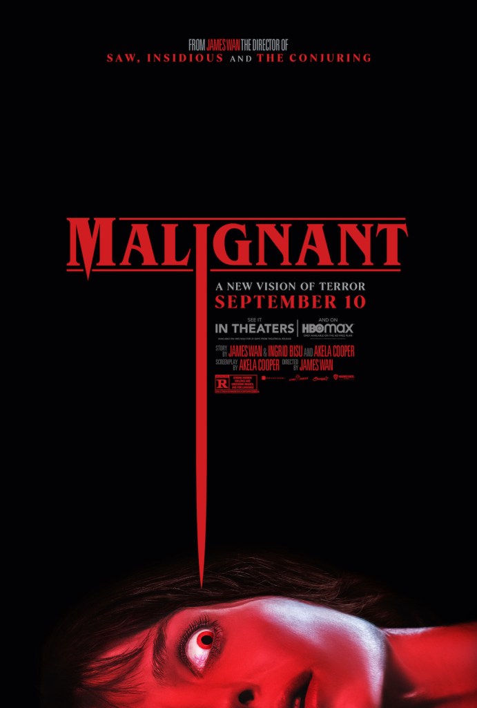 Poster de Malignant vuelve James Wan para aterrorizarnos portada