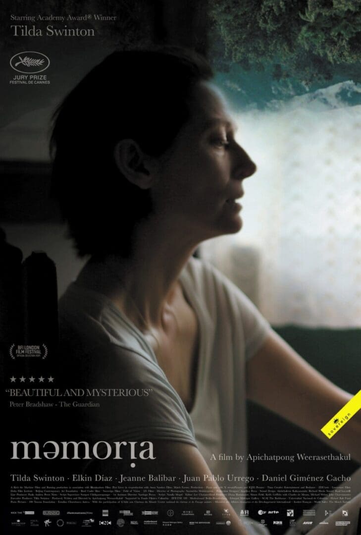 Memoria trailer y poster con Tilda Swinton poster