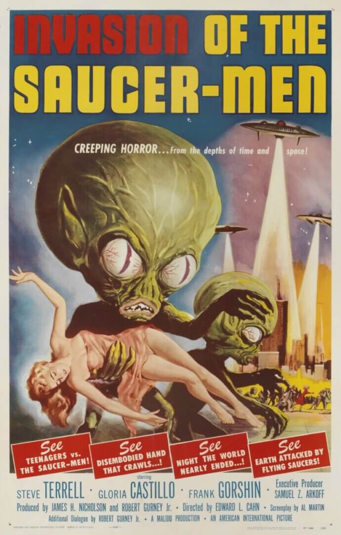 La invasión de los hombres del espacio 1957 gif poster