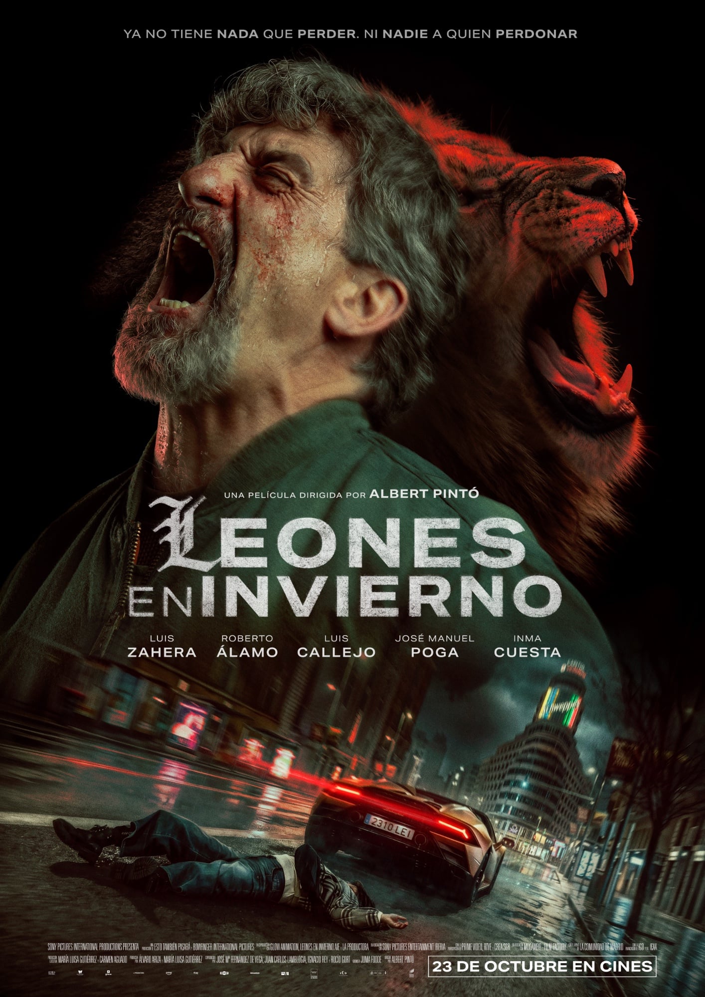 'Leones en invierno' estrena tráiler y confirma su fecha de llegada a cines - poster