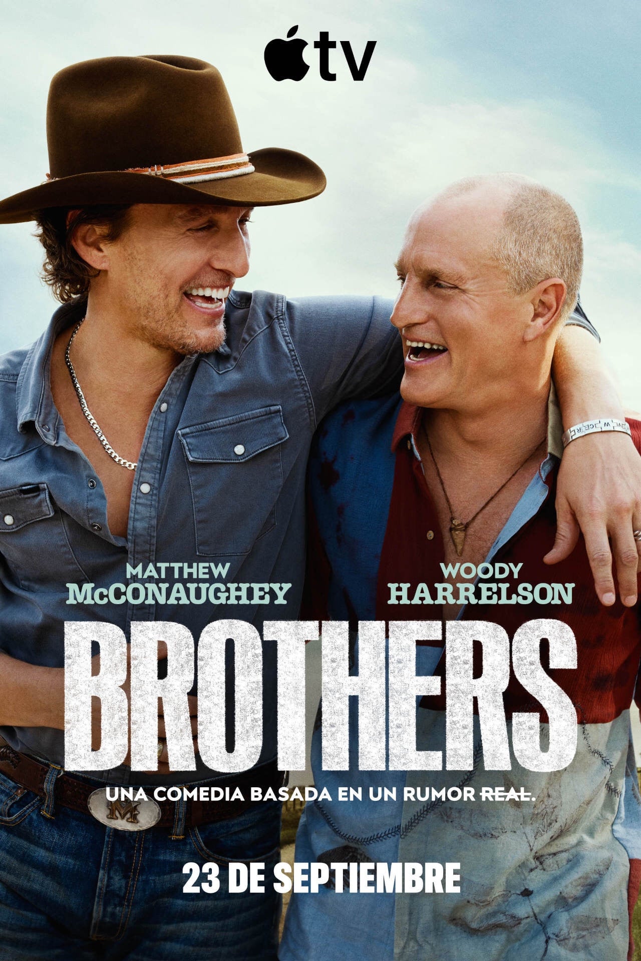 Matthew McConaughey y Woody Harrelson se reencuentran en la comedia 'Brothers' de Apple TV - poster