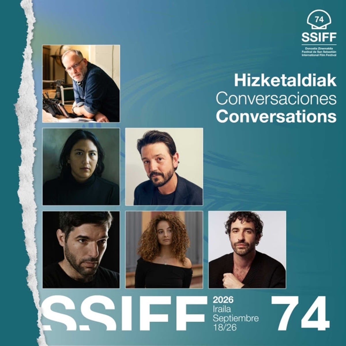 El Festival de San Sebastián anuncia los primeros nombres de sus 'Conversaciones' - poster