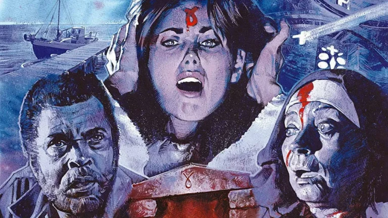 Mary Louise Weller en Marea de sangre portada alternativa