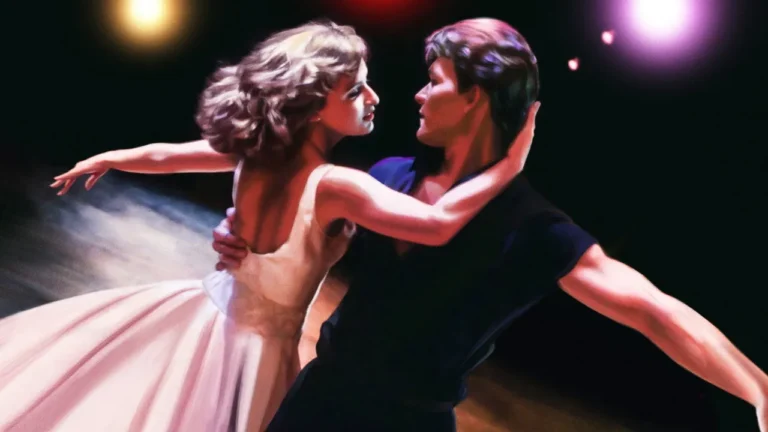 Patrick Swayze en Dirty Dancing portada alternativa